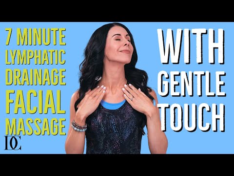 7 Minute Lymphatic Drainage Facial Massage With Gentle Touch