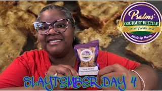#SLAYTEMBER DAY 4: PSALMS GOURMET PECAN BRITTLE REVIEW #THEREVIEWQUEEN @psalmsbrittle