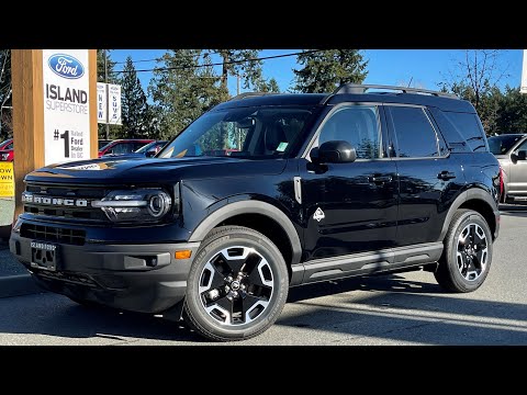 2021 Ford Bronco Sport Outer Banks + Cargo Management, Flip up Glass Review | Island Ford