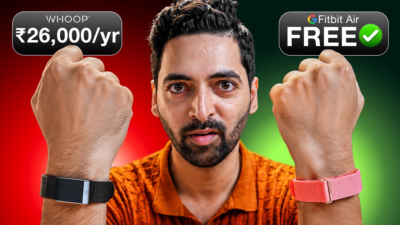 FREE Google Fitbit Air vs Expensive WHOOP — 7 Days Review ✅