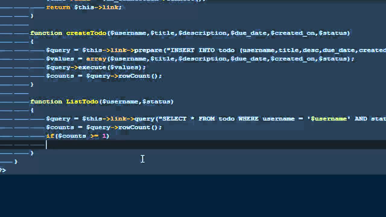 Advanced Php Programming Part 4