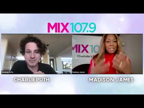 Charlie Puth Interview | MIX 107.9 Charlotte's Best Mix