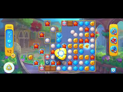 Fishdom gameplay level 2516