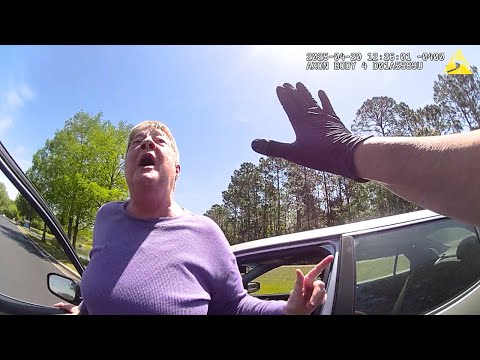 Entitled Woman Has A Complete Meltdown During Traffic Stop