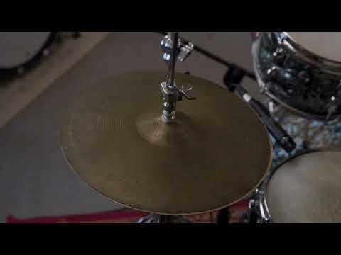 1960s Zildjian 15" A Hi Hat Cymbals 1220g 1437g image 15
