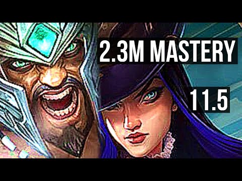 TRYNDAMERE vs CAITLYN (TOP) | 4/0/7, 2.3M mastery, 700+ games | BR Diamond | v11.5