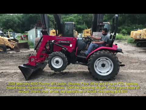 2015 Mahindra 4010 Tractor