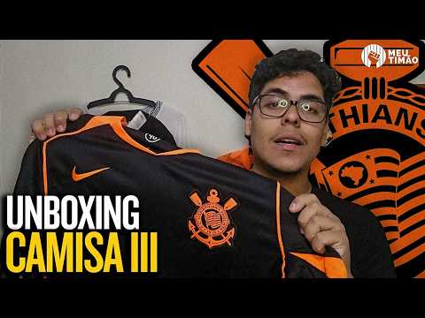 MUITO LOUCA! UNBOXING DA NOVA CAMISA III DO CORINTHIANS PARA TEMPORADA 2025/26