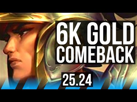 XIN ZHAO vs YASUO (MID) | 6k gold comeback | EUW Master | 25.24