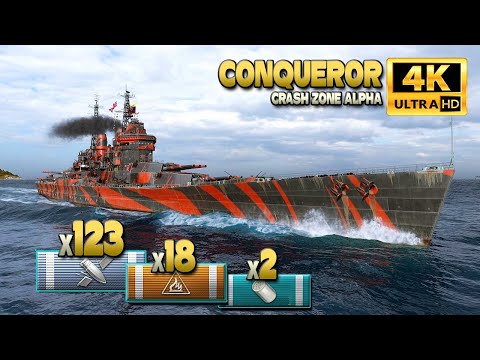 Battleship Conqueror: Division trying his best - World of Warships