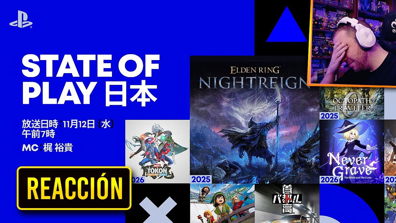 Madre mía... 🙈 Mi REACCIÓN al State of Play Japan | November 11, 2025