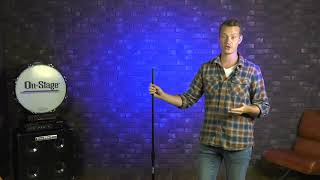 Video thumbnail for MS7201B Round-Base Mic Stand | On-Stage by On-Stage