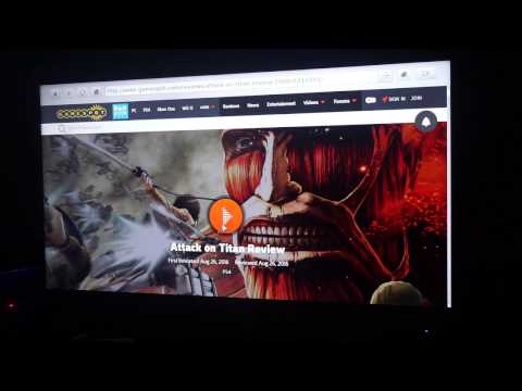 UHD Smart TV Hisense K322 web browser test