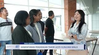 Kementerian Pendidikan Timor Leste Kunjungi Binus | JURNAL 19