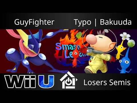Smash Legends 3/3/17 - GuyFighter (Greninja) vs Typo | Bakuuda (Olimar) - Smash 4 Losers Semis