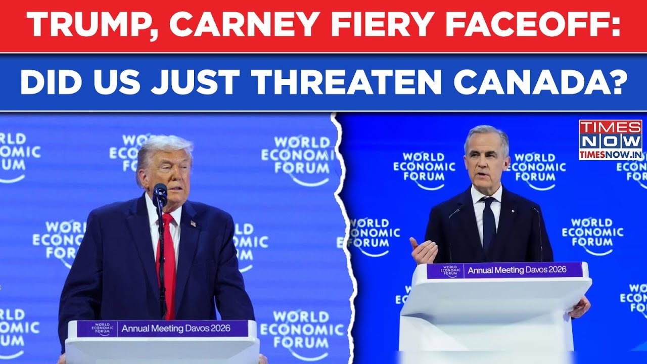 Trump Rips Carney By Name After Canada PM's Scathing Attack: US Threat From Davos Stage? Watch