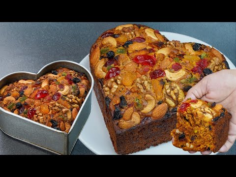 Christmas Fruit Cake | Super Moist Plum Cake Recipe | Easy Eggless Fruit & Plum Cake at Home