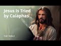 Jesus Is Tried by Caiaphas; Peter Denies Knowing Him