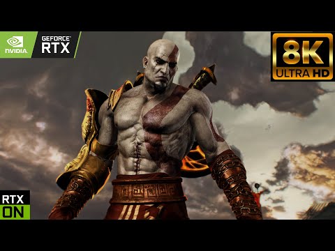 [8K] God of War 3 | RAY TRACING MOD | RTX 3090 | RPCS3 | Ultra Graphics | Comparison - Gameplay