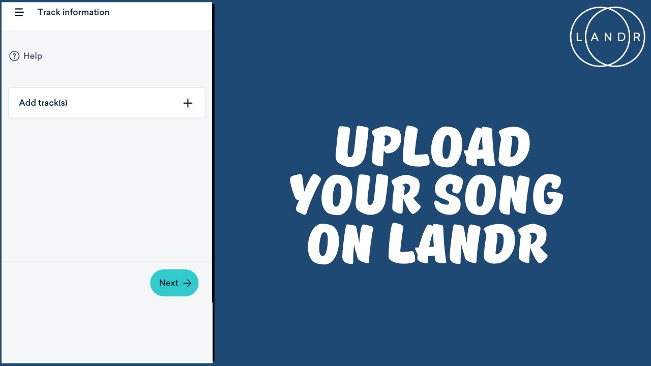 How to Upload A Song to LANDR As An Artist