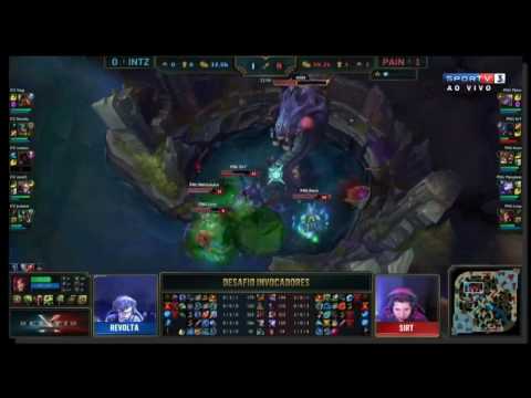 Revolta rouba o Barão de Olaf - Desafio Invocadores 2016 - Intz vs Pain