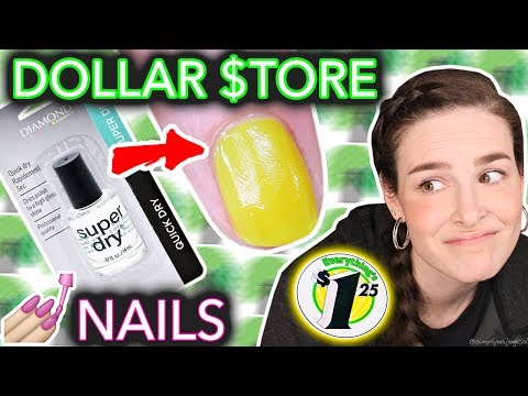Dollar Store Nail Art Challenged (when the taco doesn't dry)