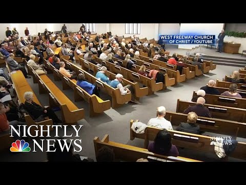 在德克薩斯州教堂發生的槍擊案中，有2人死亡，其中包括嫌疑人。 (2 Killed, Including Suspect, In Texas Church Shooting | NBC Nightly News)