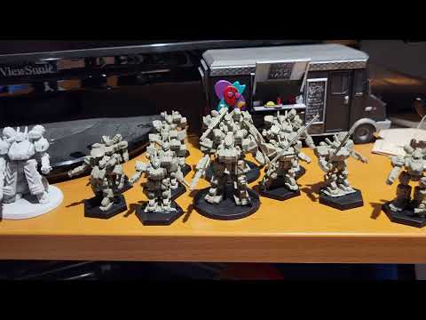 Miniature Paint Schemes In Holding After Threats #HeavyGearBlitz