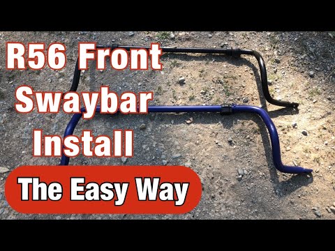 How to install a front swaybar on an R56 Mini Cooper S