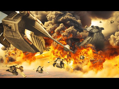 Deadly Clone Ship Boarding of Crashed VENATOR! - ARMA 3: Star Wars Op