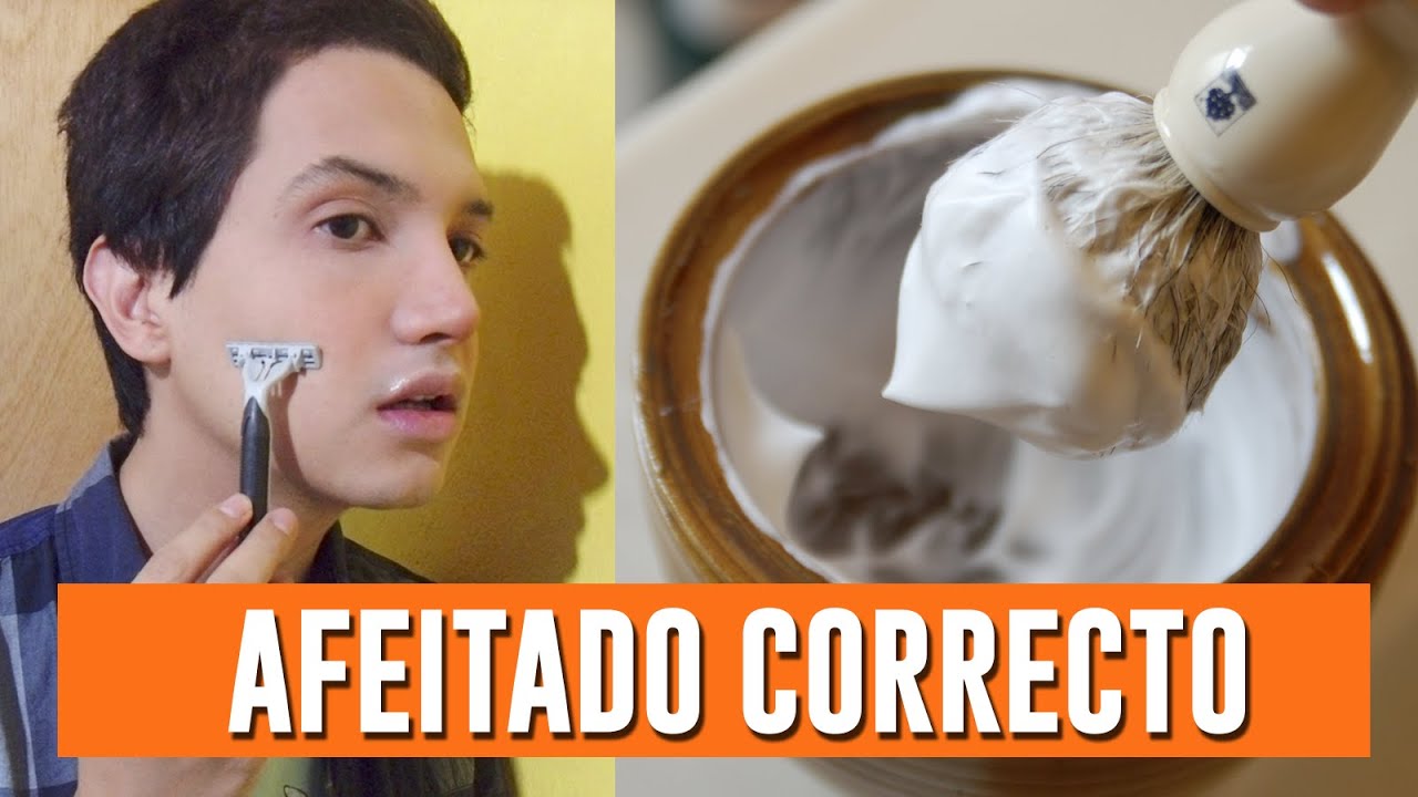 COMO AFEITARSE LA BARBA CORRECTAMENTE | Sin irritación y rápido (Demo)