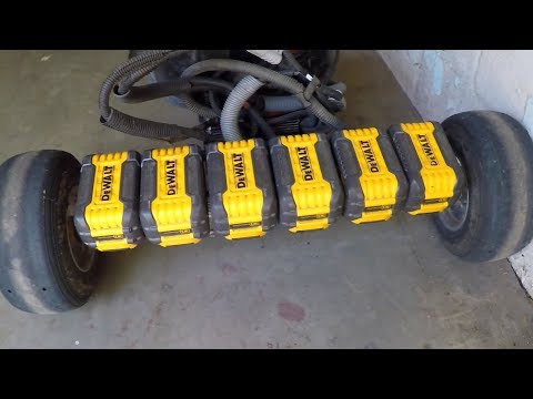 Dewalt Powered E-Bikes and Drift Trikes