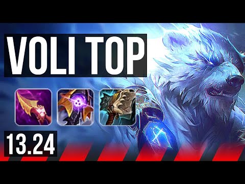 VOLI vs VARUS (TOP) | 7 solo kills, 400+ games | KR Master | 13.24