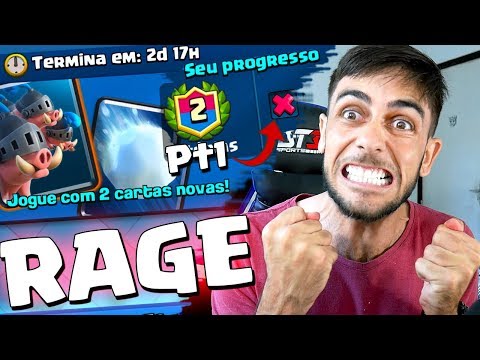 RAGE DESAFIO DE PORCOS REAIS X BOLA DE NEVE NO CLASH ROYALE PT1