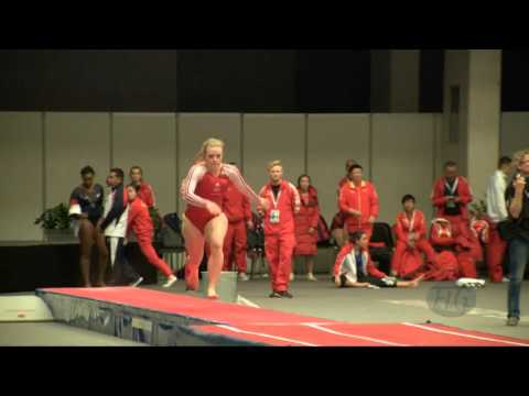 OERSKOV Sara (DEN) - 2015 Trampoline Worlds - Qualification TU Routine 1