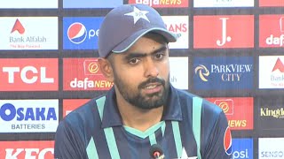 Babar Azam Press Conference after World Record Win
