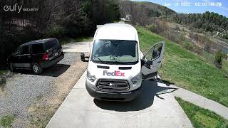 Fedex Generator Drop Off with opened box