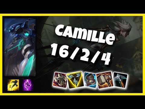 Camille vs Kennen EU Challenger TOP (16/2/4) - v10.25