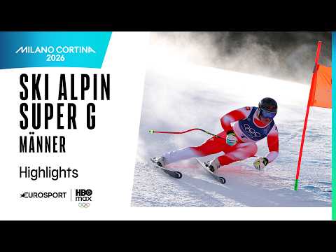 Ihn kann niemand bezwingen | Highlights deutsch | Olympia 2026 | Ski Alpin Super G | Männer