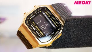 Casio Gold Collection A168WEGB-1BEF -Unisex Retro Watch (Unboxing)