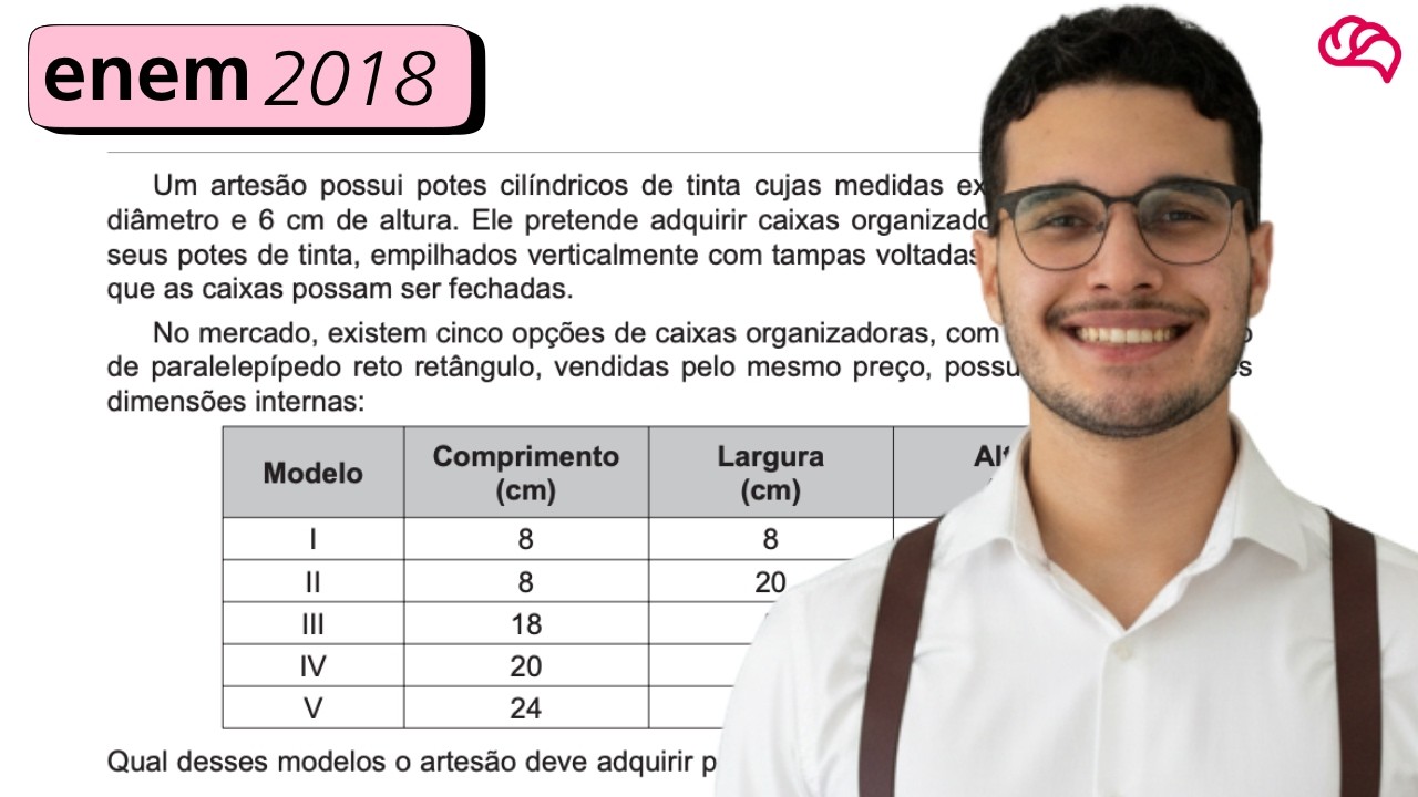 Resolução em Vídeo — Questão 140 ENEM 2018