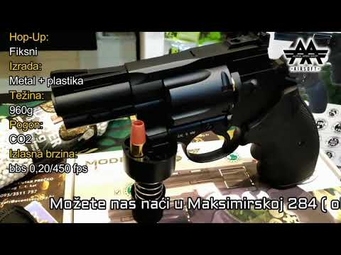 KWC 2,5 REVOLVER model 357 / OPIS i  PAKIRANJE /