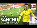 Jadon Sancho  - All Goals and Assists 2019/20