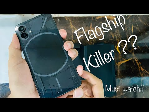 Nothing phone (1) unboxing | Preorder unit Flipkart | First hand on impression Flagship killer ??
