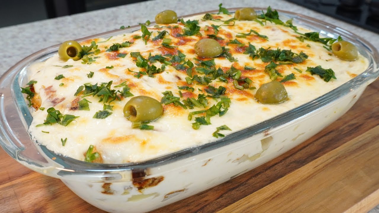 FILÉ DE TILÁPIA AO MOLHO BRANCO - Fácil, Cremoso e Delicioso