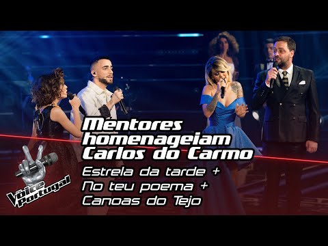 Mentors  - "Estrela da tarde" + "No teu poema" + Canoas do Tejo" | The Voice Portugal