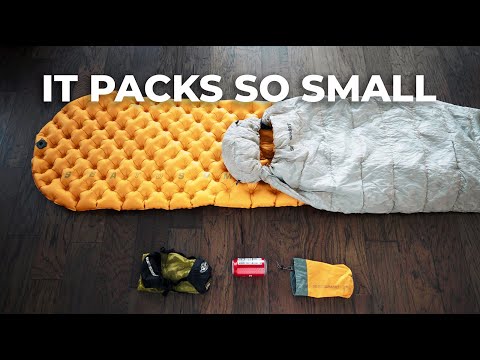 Sea to Summit Ultralight Backpacking Air Mattress and Sleeping Bag