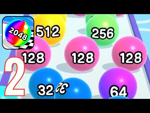 Ball Run 2048 - Gameplay Walkthrough Part 2 Tutorial - Level 17-36 (iOS, Android)