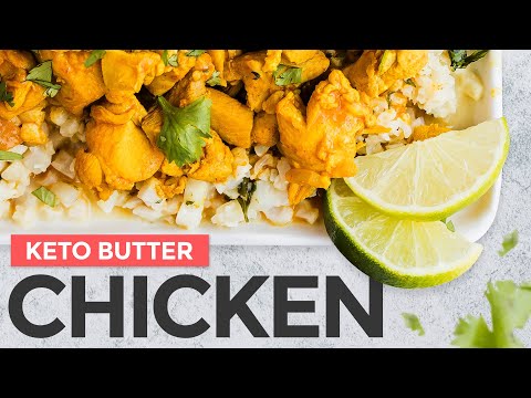 KETO BUTTER CHICKEN IN AN INSTANT POT 🥘 Easy Cilantro Lime Cauliflower Rice