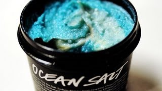 Lush Ocean Salt Review! Handmade Face And Body Scrub!